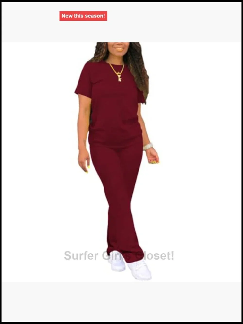 Two Piece Jogging Suit Casual Lounge Sets Workout Top & Bottom